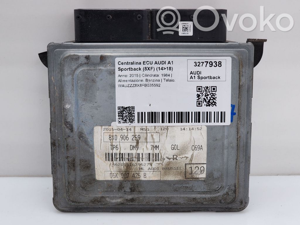 Sterownik / Moduł ECU   8X0906259,06K907425B,8X0906259,CWZA