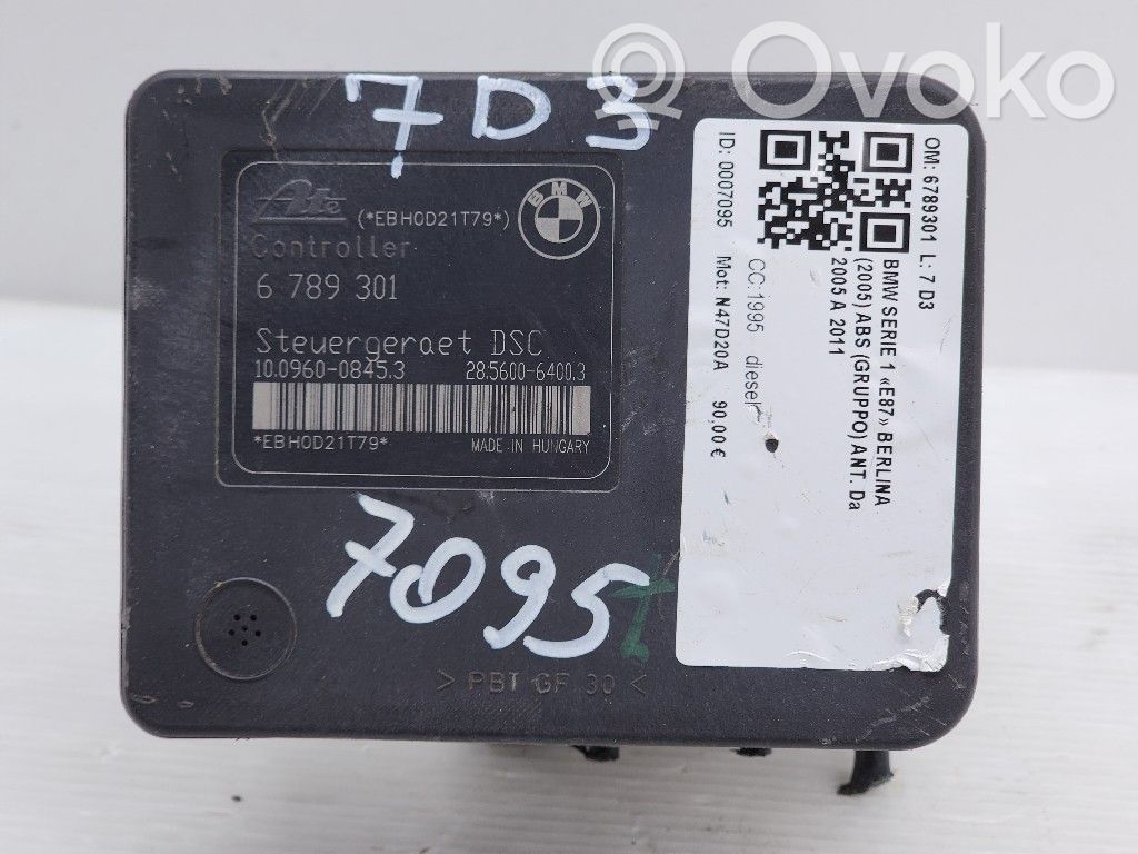 Pompă ABS   6789301,6789301,N47D20A