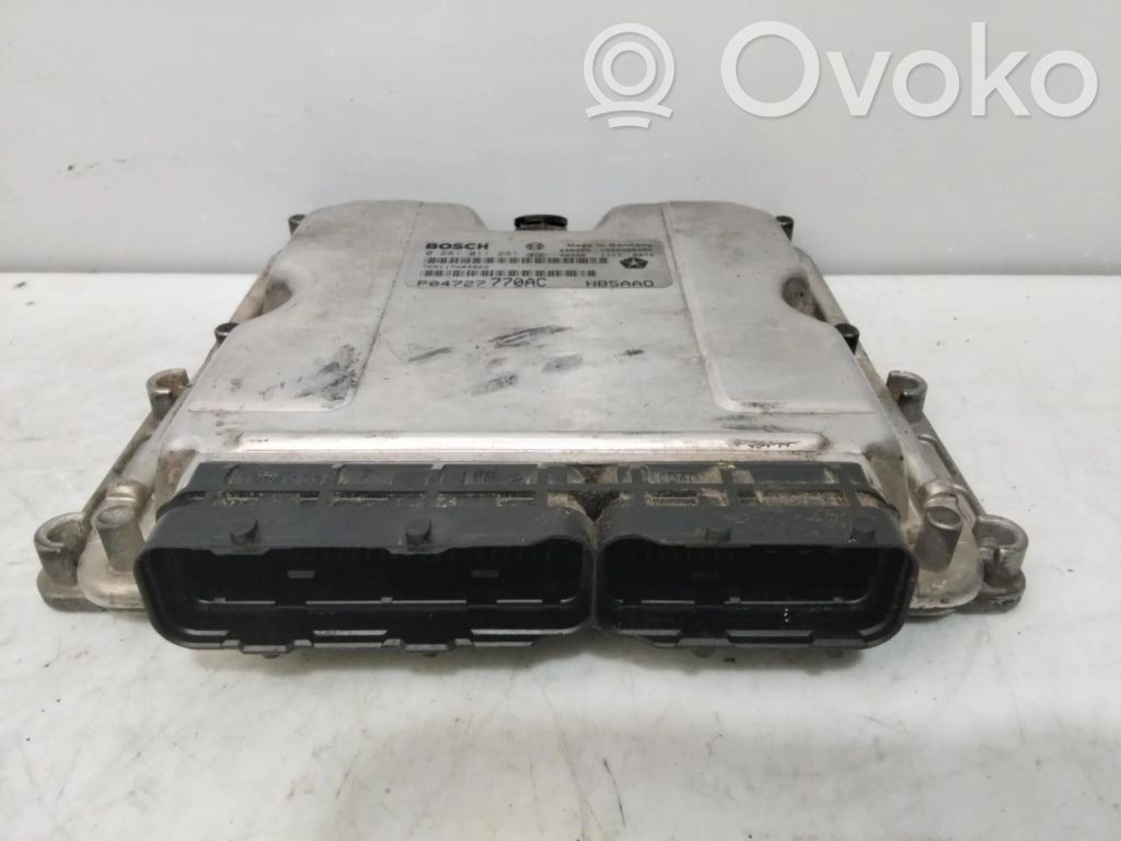 Engine control unit/module ECU   P04727770AC