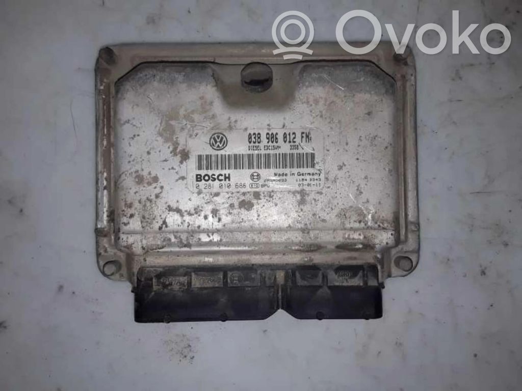 Unitate control motor/modul ECU   038906012