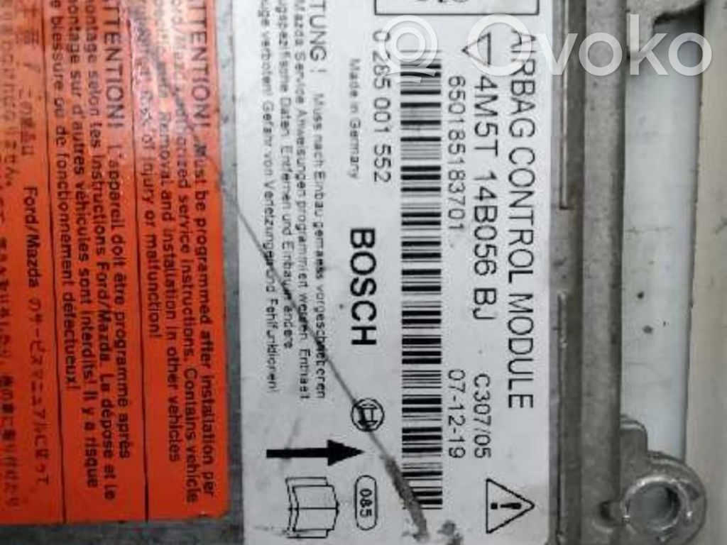 Ford Focus Unitate/modul de comandă airbaguri