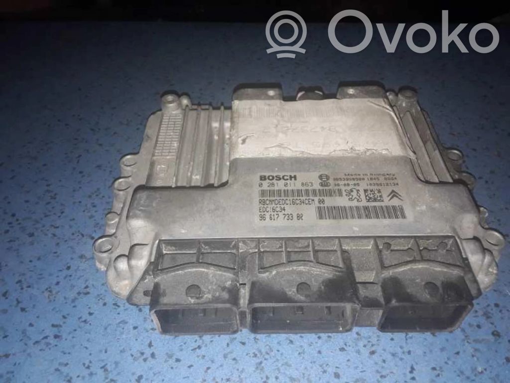 Citroen C4 I Unitate control motor/modul ECU 