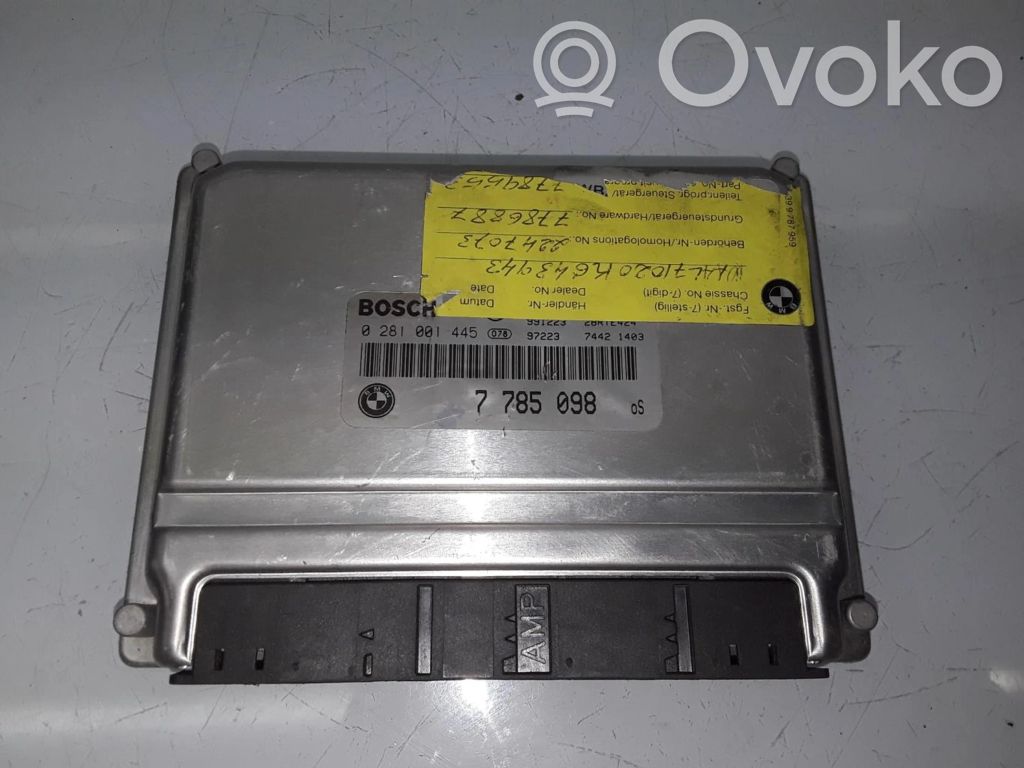 Unité de commande, module ECU de moteur   0281001445