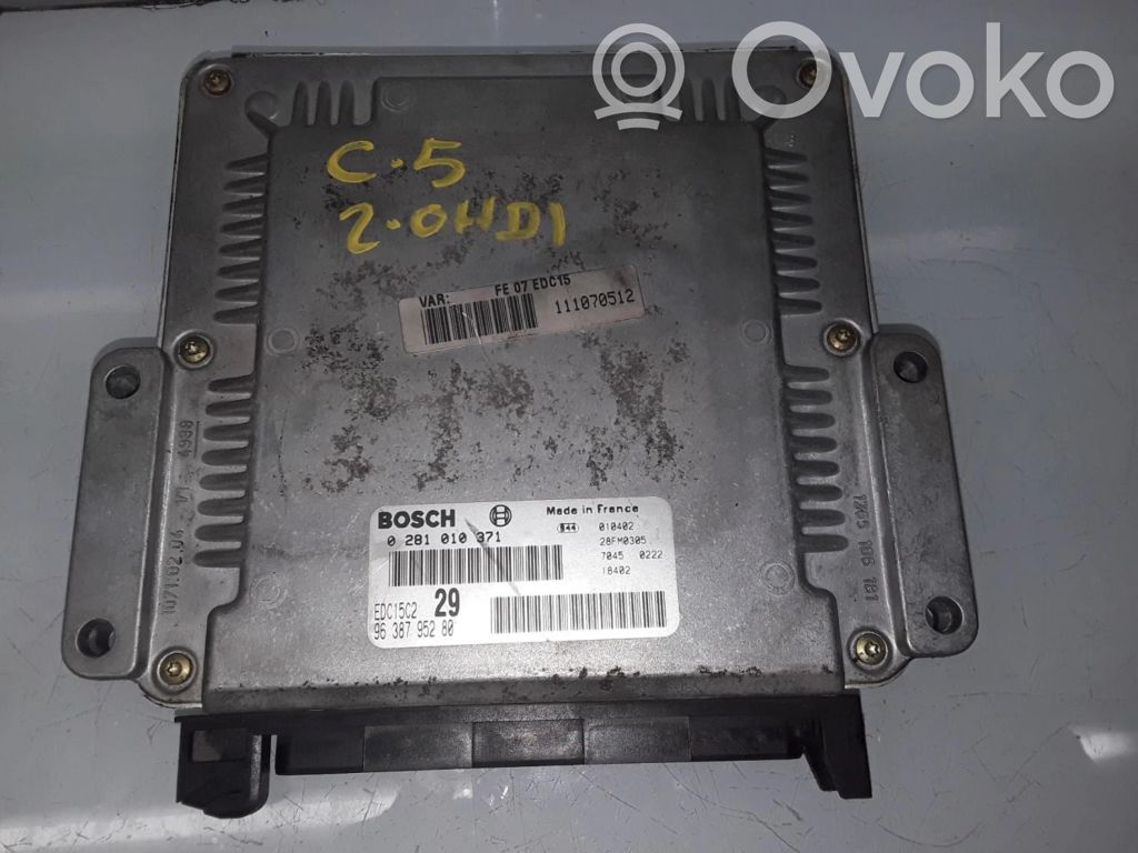 Citroen Berlingo Centralina/modulo motore ECU