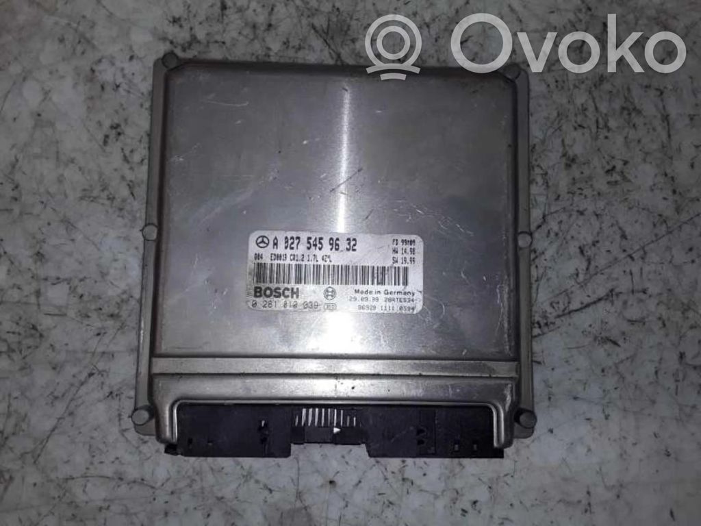 Mercedes-Benz A W169 Unitate control motor/modul ECU 