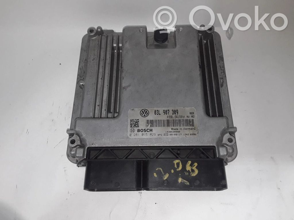 Unité de commande, module ECU de moteur   03L907309