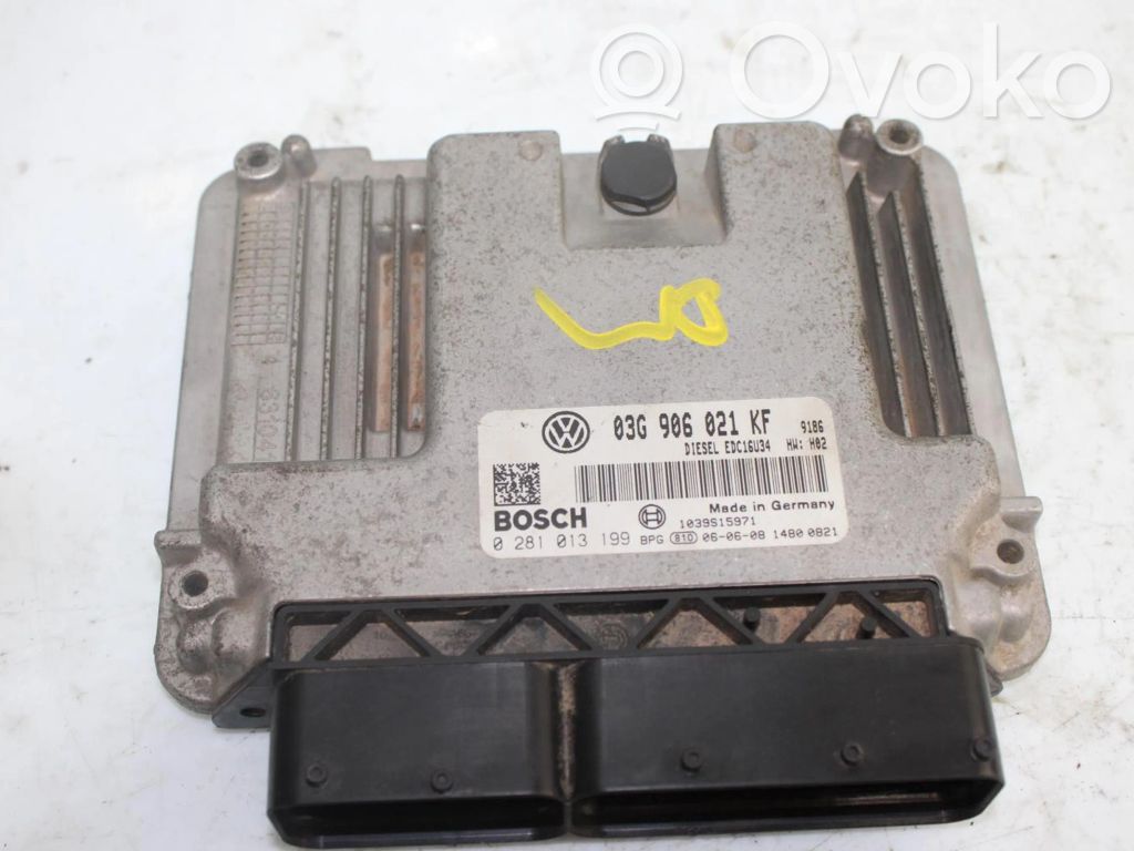 Volkswagen Touran I Unitate control motor/modul ECU 