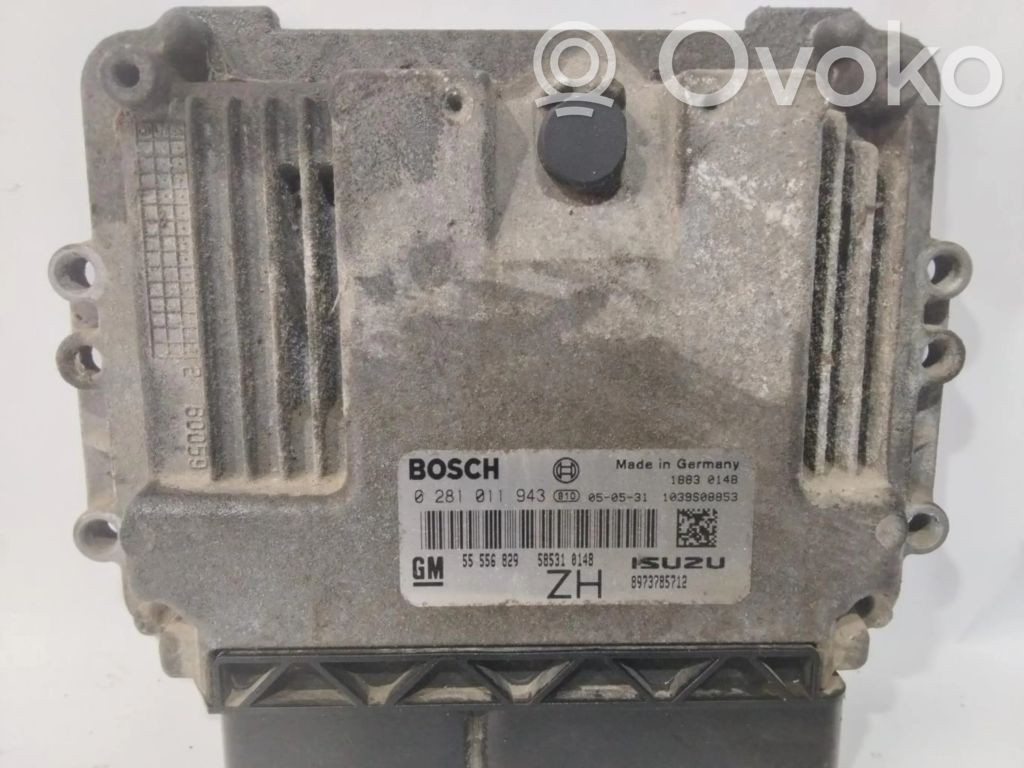Opel Astra H Unité de commande, module ECU de moteur 