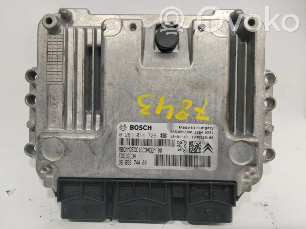 Citroen C4 Grand Picasso Unitate control motor/modul ECU 