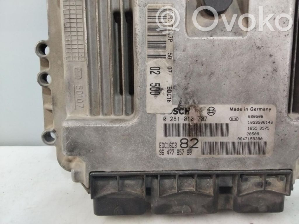 Peugeot 206+ Unitate control motor/modul ECU 