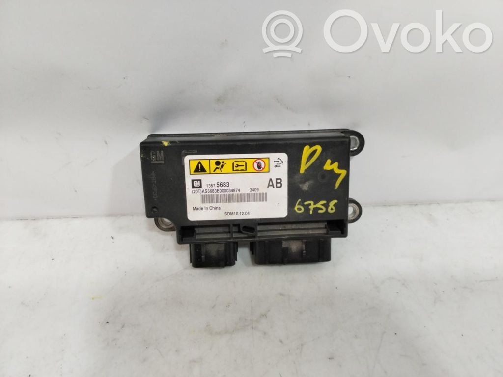 Centralina/modulo airbag   13575683