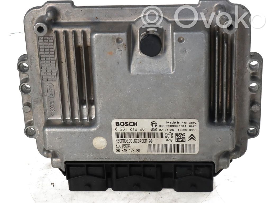 Citroen C4 Grand Picasso Centralina/modulo motore ECU