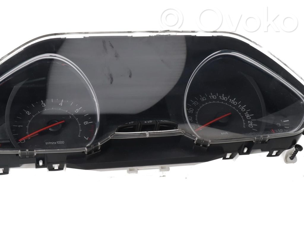 Peugeot 208 I Compteur de vitesse tableau de bord