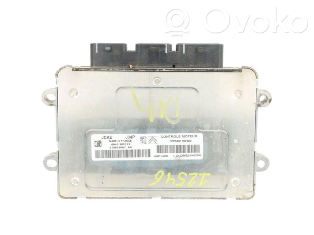 Citroen C3 Motorsteuergerät ECU 