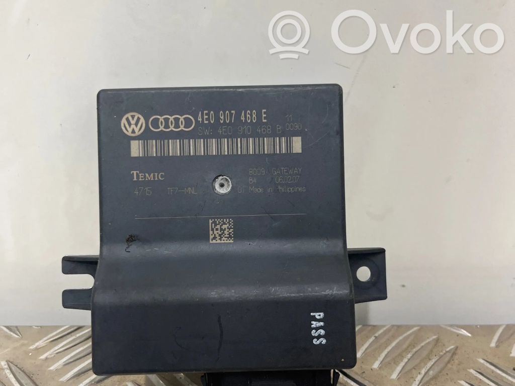 Audi A8 S8 D3 4E Gateway vadības modulis 