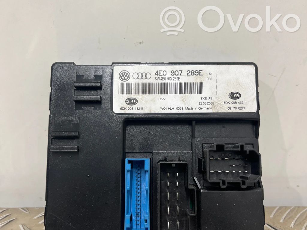 Audi A8 S8 D3 4E Comfort/convenience module 