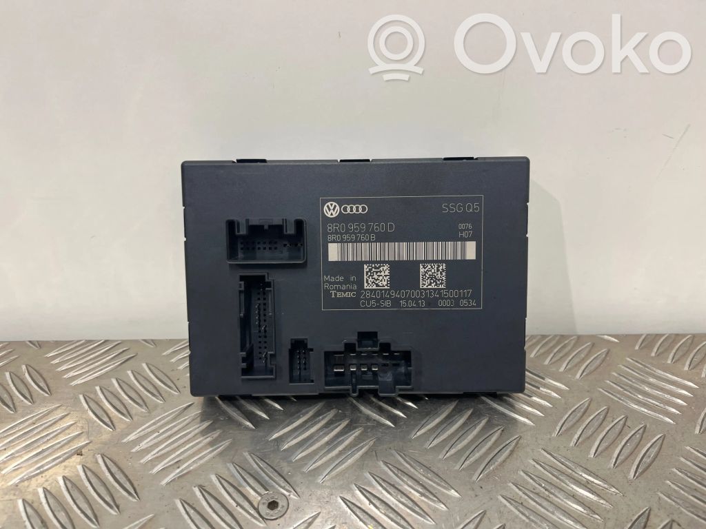 Audi Q5 SQ5 8R Module de commande de siège 