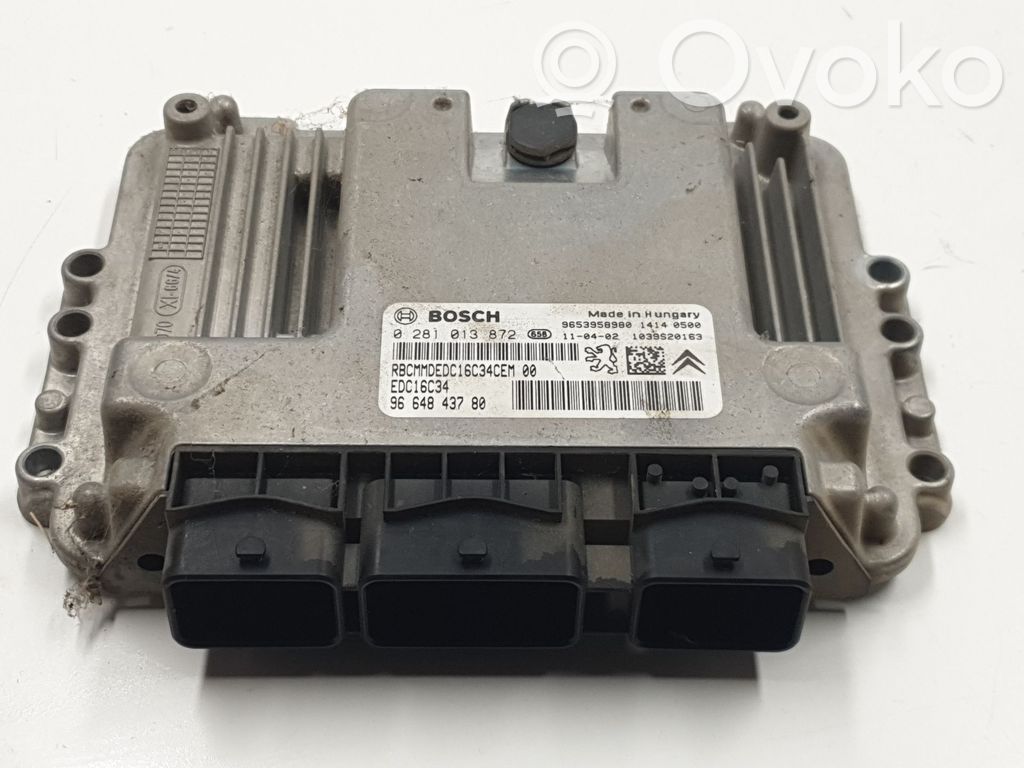 Peugeot Partner Engine control unit/module 