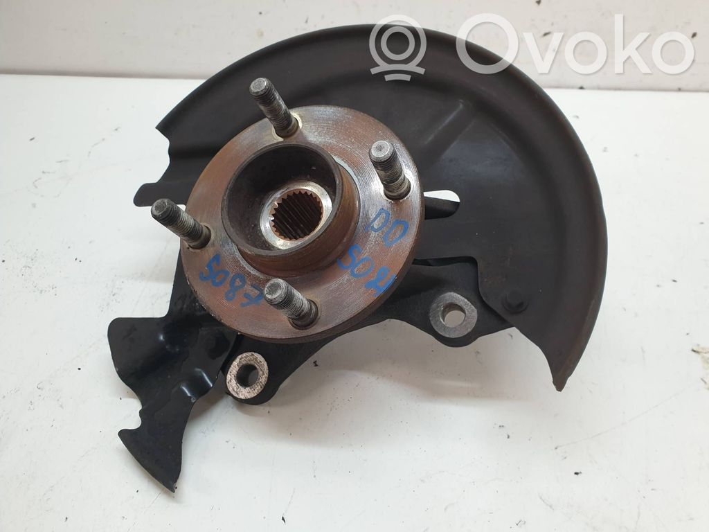 Front wheel hub spindle knuckle