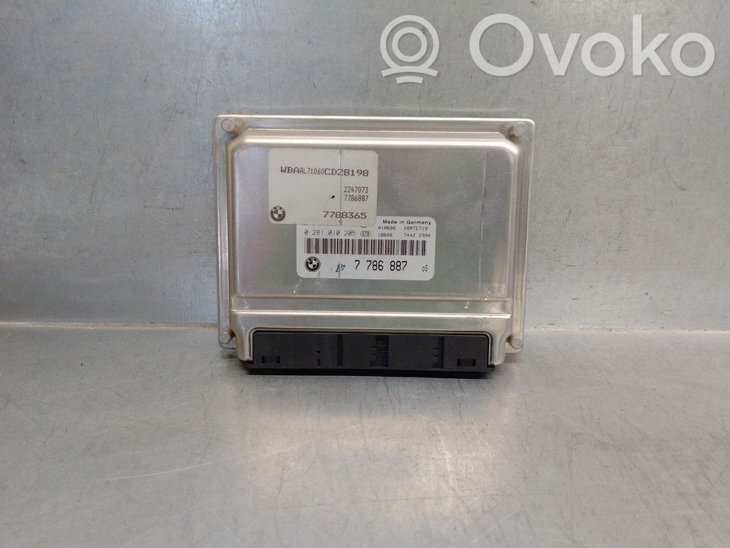 BMW 3 E46 Moottorin ohjainlaite/moduuli 