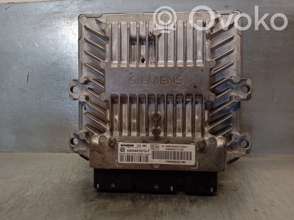 Peugeot 407 Variklio valdymo blokas