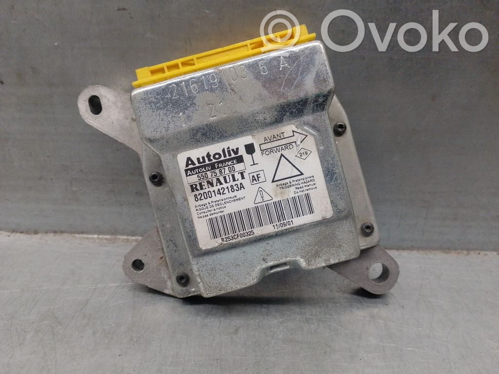 Renault Laguna II Module de contrôle airbag 