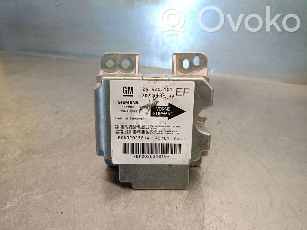 Opel Omega B2 Centralina/modulo airbag