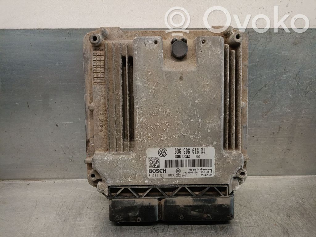 Skoda Octavia Mk2 (1Z) Unidad de control/módulo del motor 