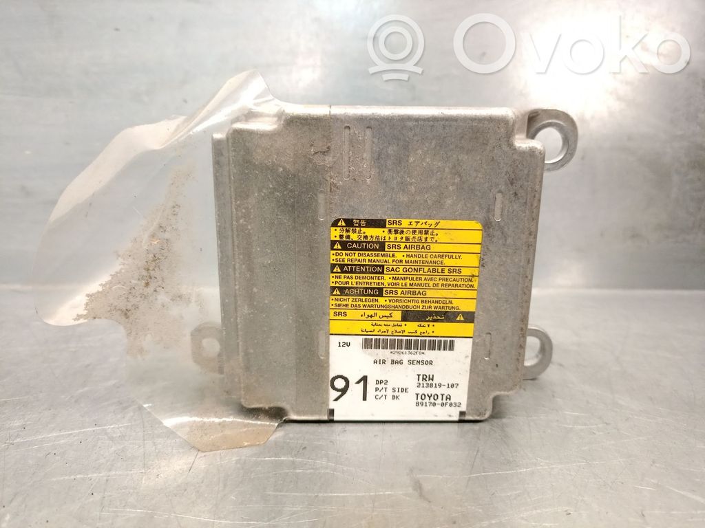 Toyota Corolla Verso AR10 Gaisa spilvenu vadības bloks 