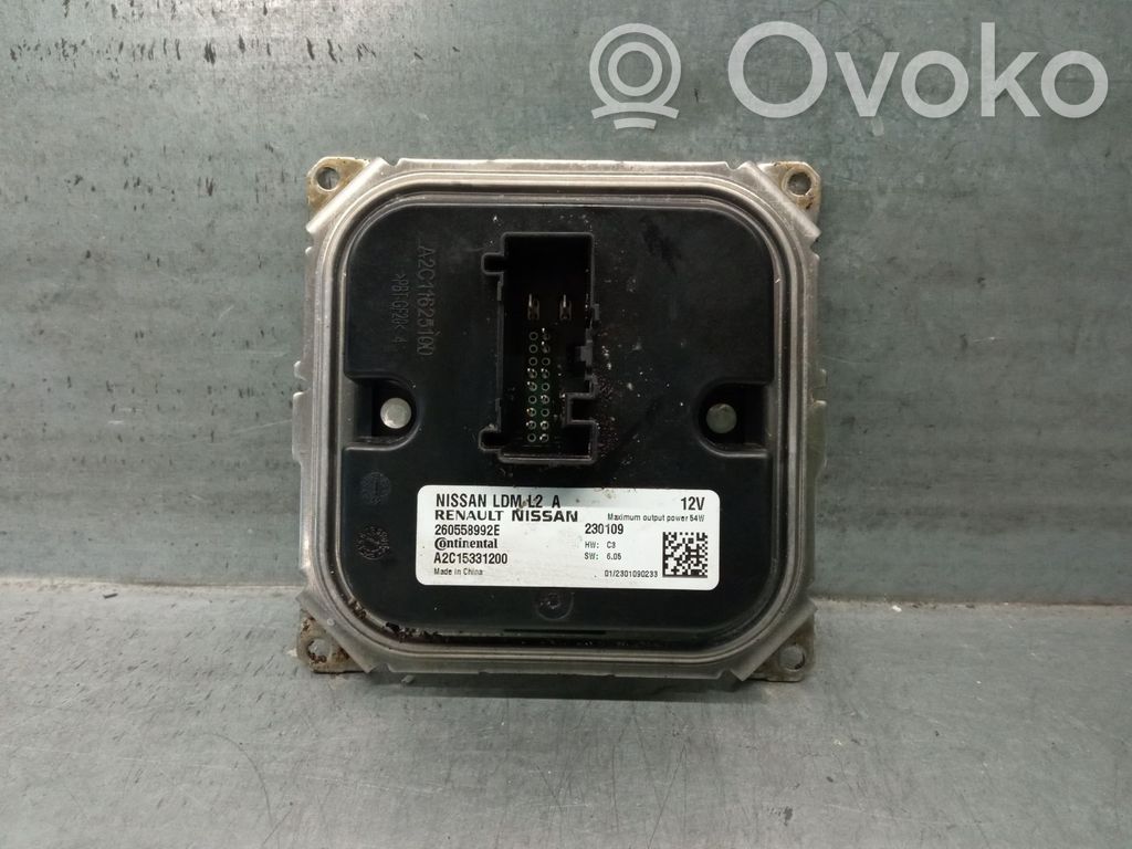 Nissan Juke II F16 Unité de commande / module Xénon