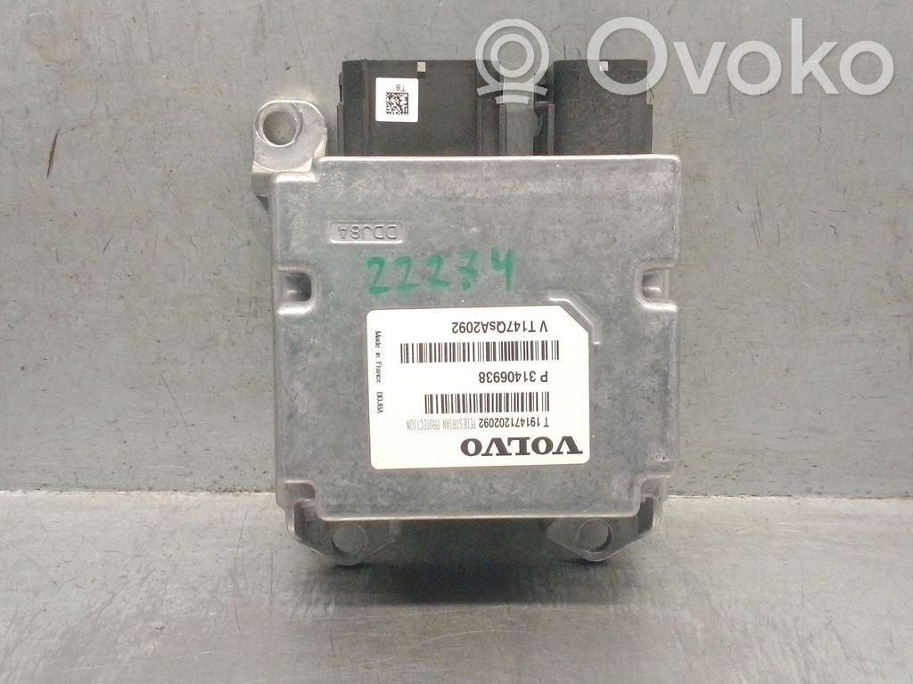 Volvo V40 Блок управления подушками безопасности 
