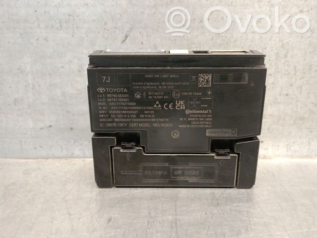 Toyota Yaris XP210 Alte unități/module de control 