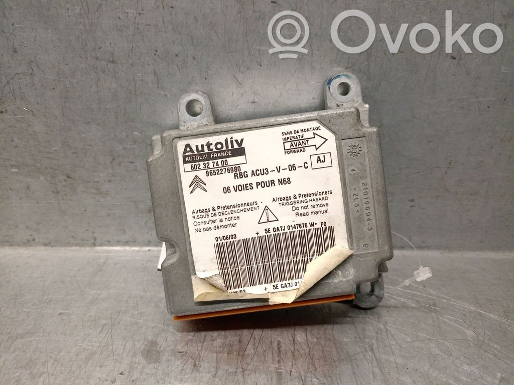 Citroen Xsara Centralina/modulo airbag 