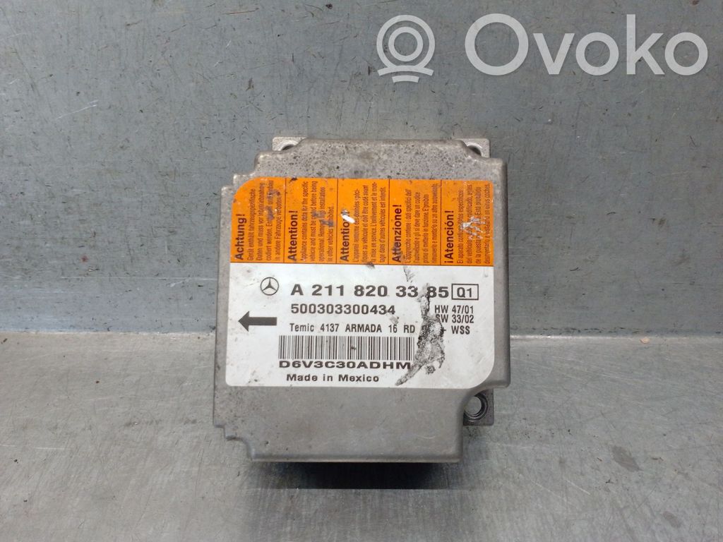 Mercedes-Benz E W211 Airbag control unit/module