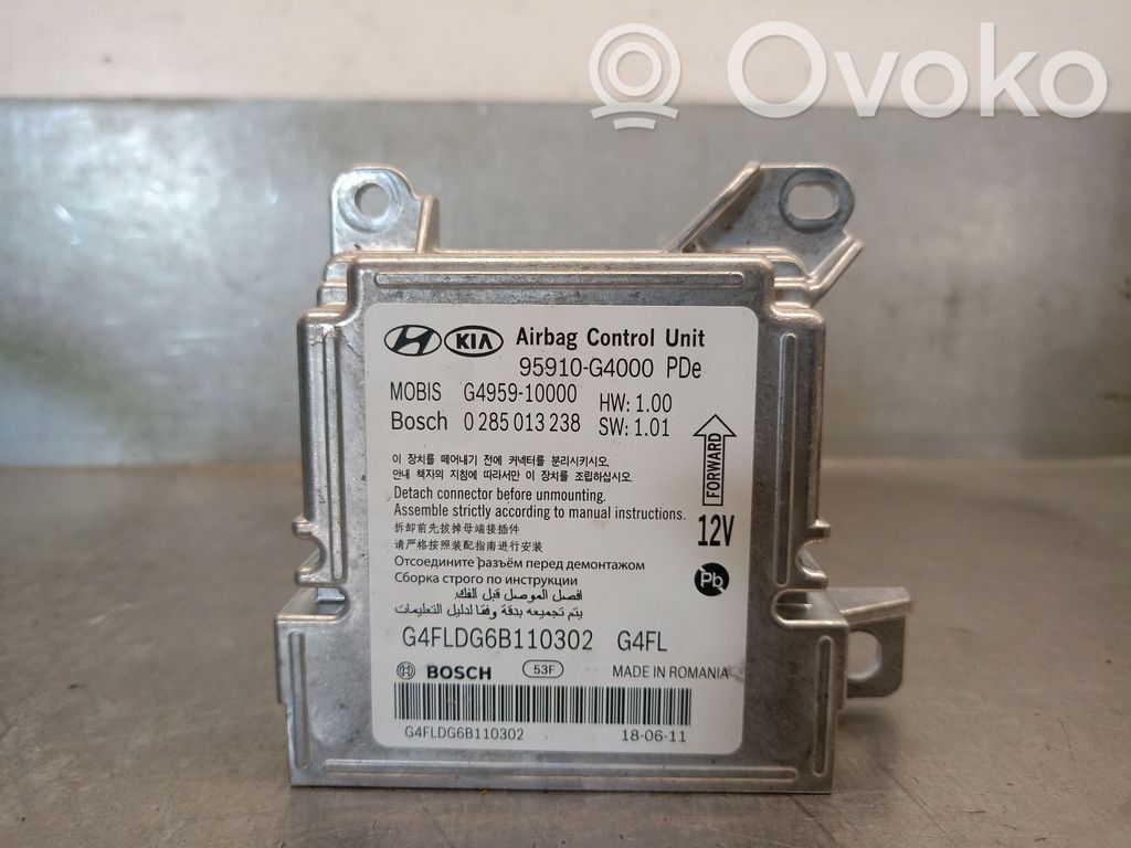 Hyundai i30 Module de contrôle airbag 