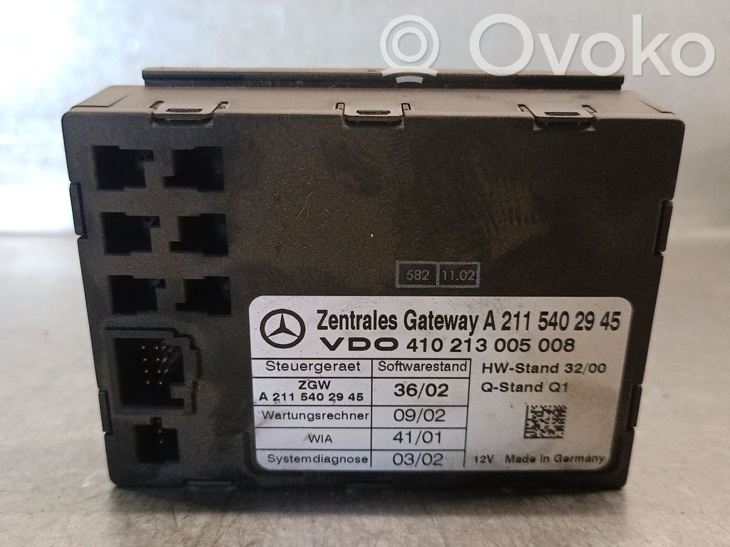 Mercedes-Benz E W211 Altre centraline/moduli