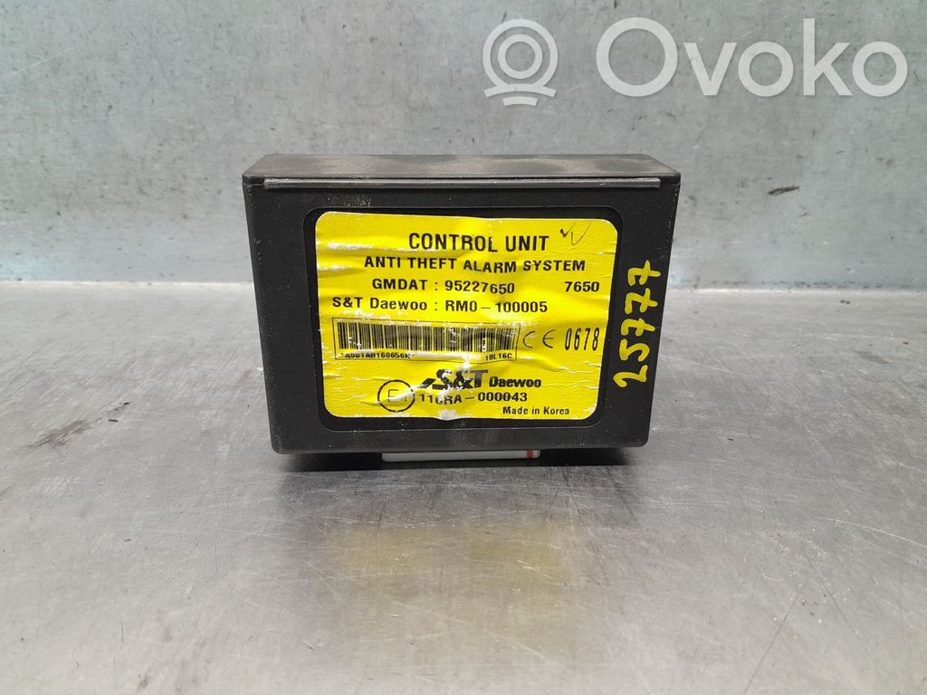 Chevrolet Aveo Muut ohjainlaitteet/moduulit 
