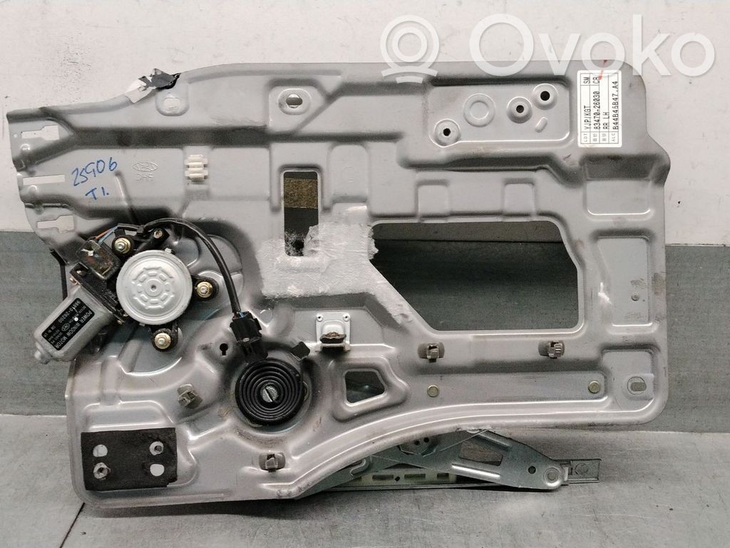 Hyundai Santa Fe Fensterhebermechanismus ohne Motor Tür hinten 