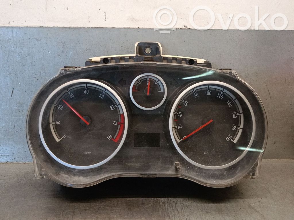 Opel Corsa D Compteur de vitesse tableau de bord 