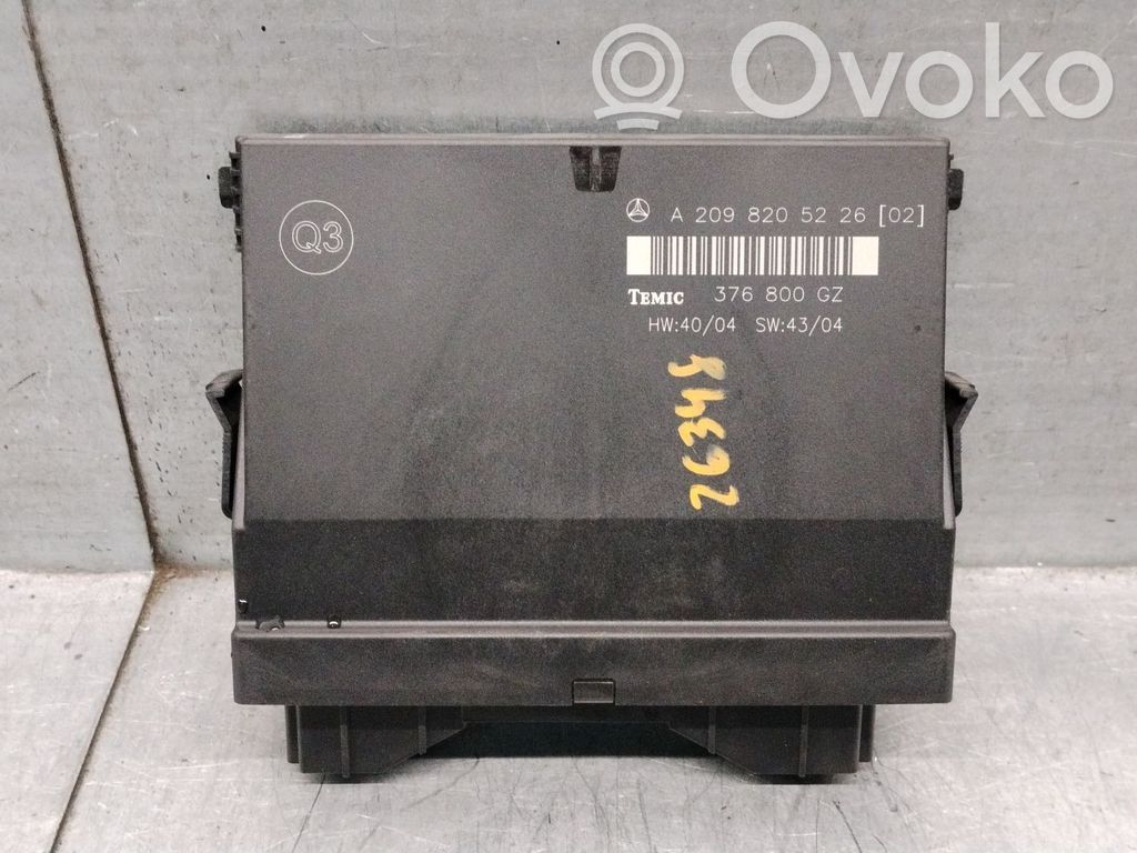 Mercedes-Benz CLK AMG A208 C208 Autres unités de commande / modules 