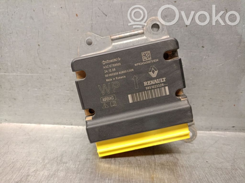 Renault Clio V Turvatyynyn ohjainlaite/moduuli 