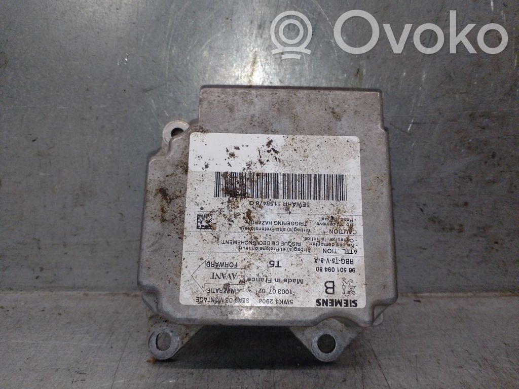 Peugeot 307 Sterownik / Moduł Airbag 