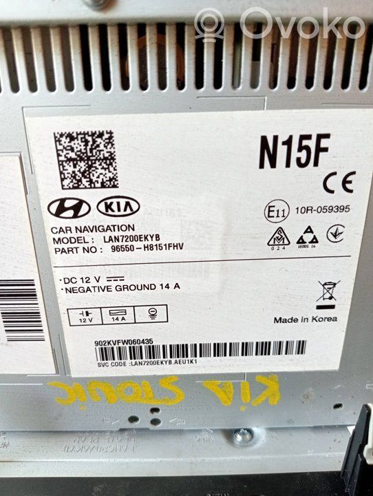 KIA Stonic Panel / Radioodtwarzacz CD/DVD/GPS 