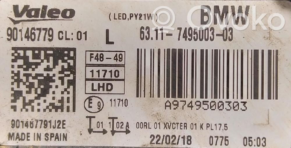 BMW X1 F48 F49 Lampa przednia 