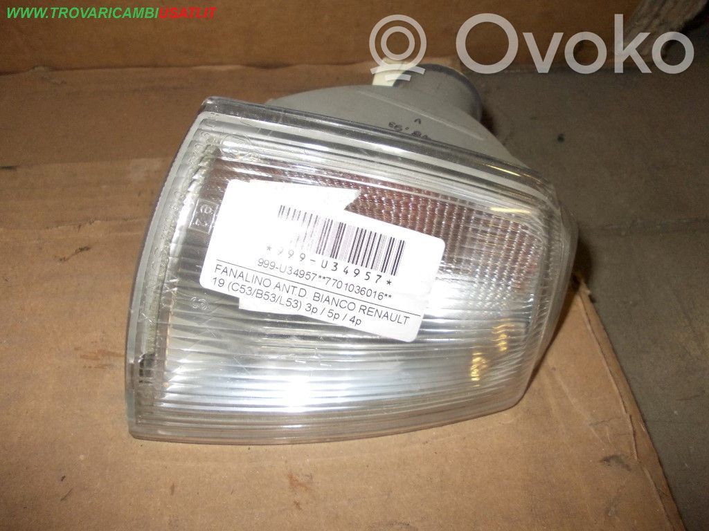 Front fender indicator light   7701036016,7701036016