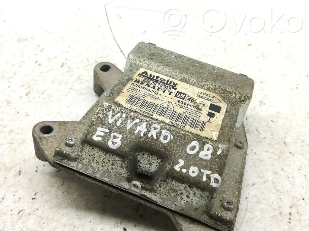 Opel Vivaro Airbag control unit/module 