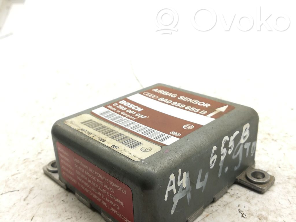 Airbag control unit/module   8A0959655B,0285001037
