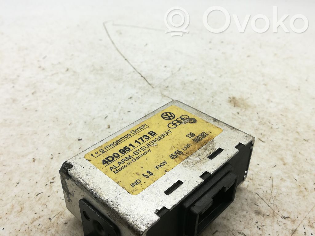 Audi A6 S6 C4 4A Alarm control unit/module 