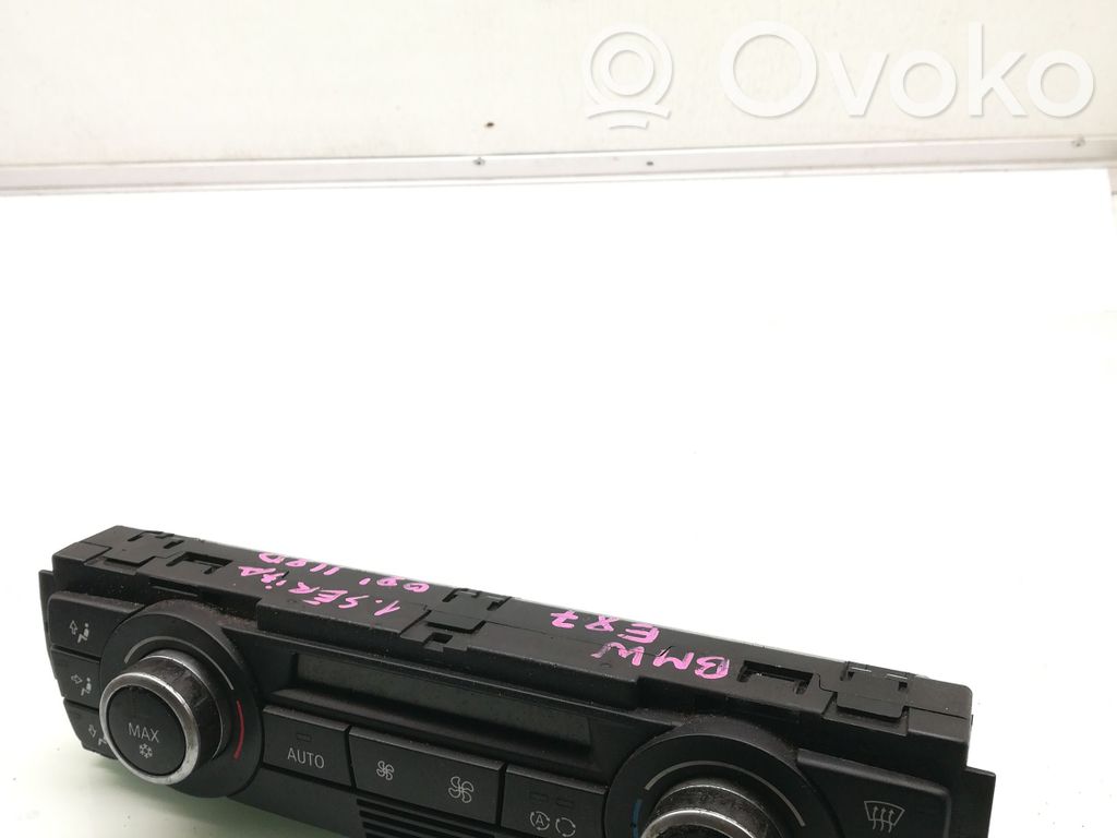 BMW 1 E81 E87 Climate control unit 