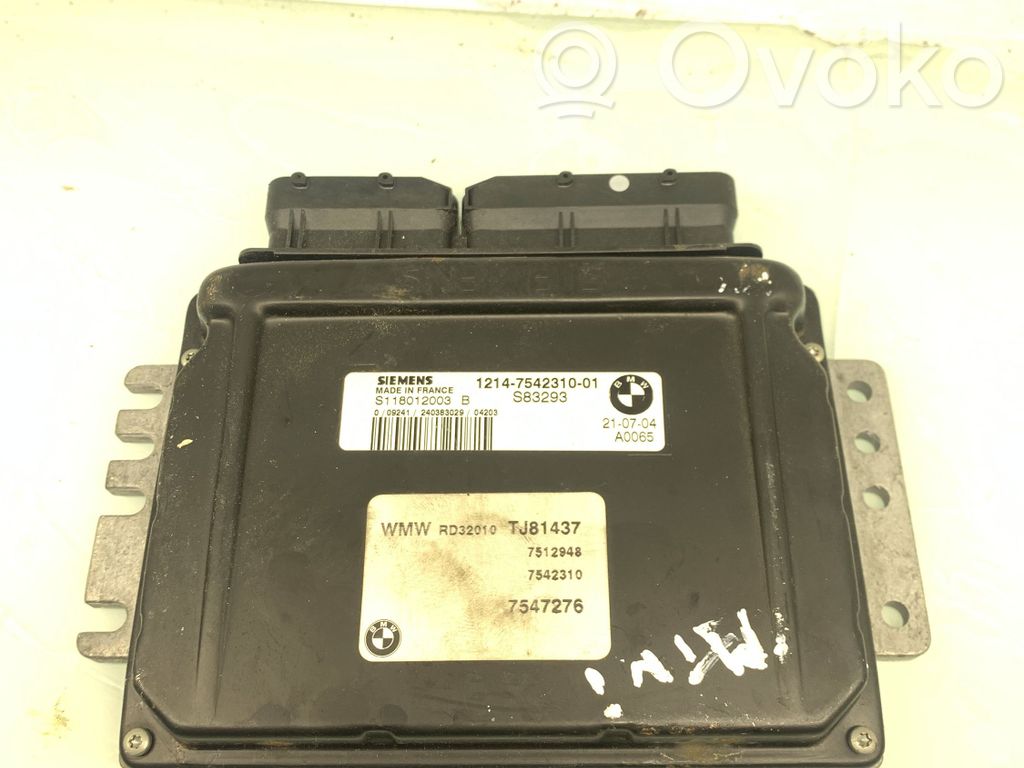 Mini One - Cooper R50 - 53 Engine control unit/module 